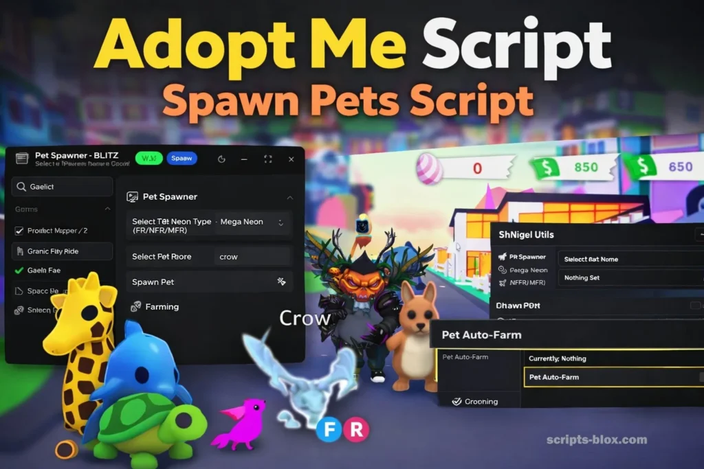 Adopt Me Script Spawn Pets Script