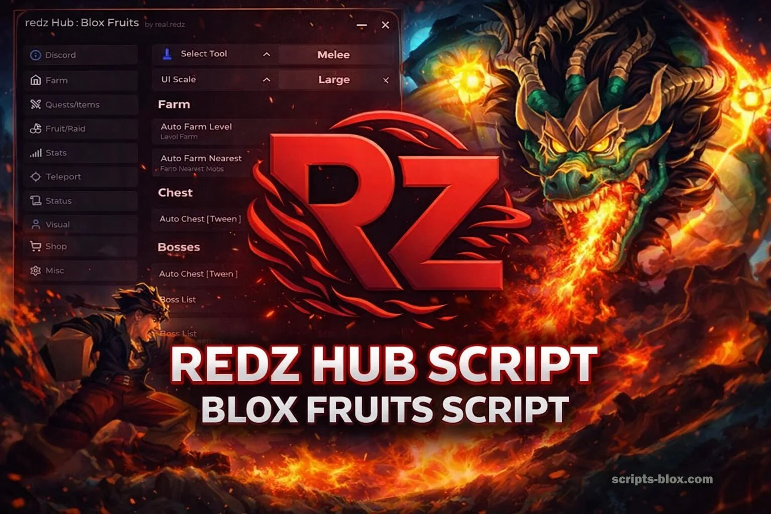 Unique Hub Script Redz Hub Script - Blox Fruits Script (2026) » Roblox Scripts Hub ...