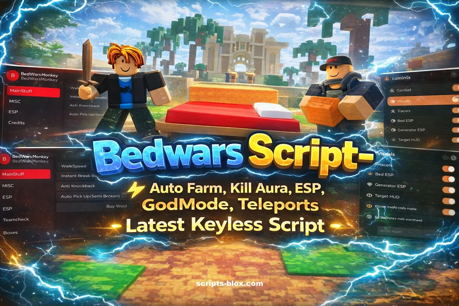 BedWars Script » Roblox [No Key Script]