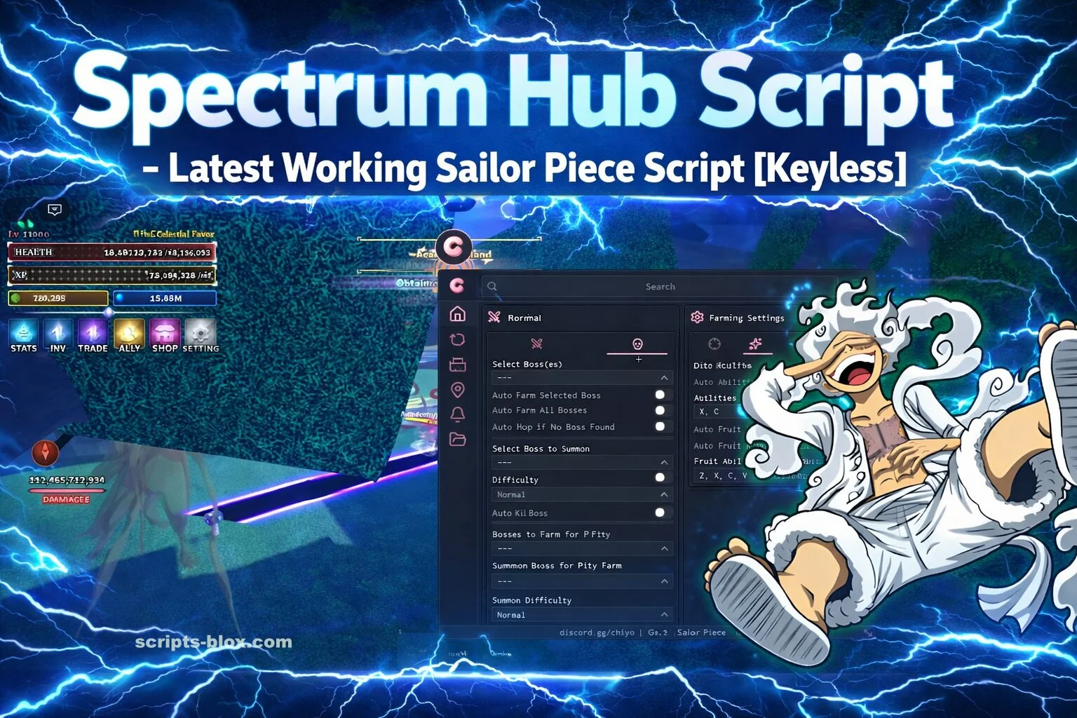 Spectrum Hub Script - Sailor Piece Script [Keyless] » Roblox Scripts ...