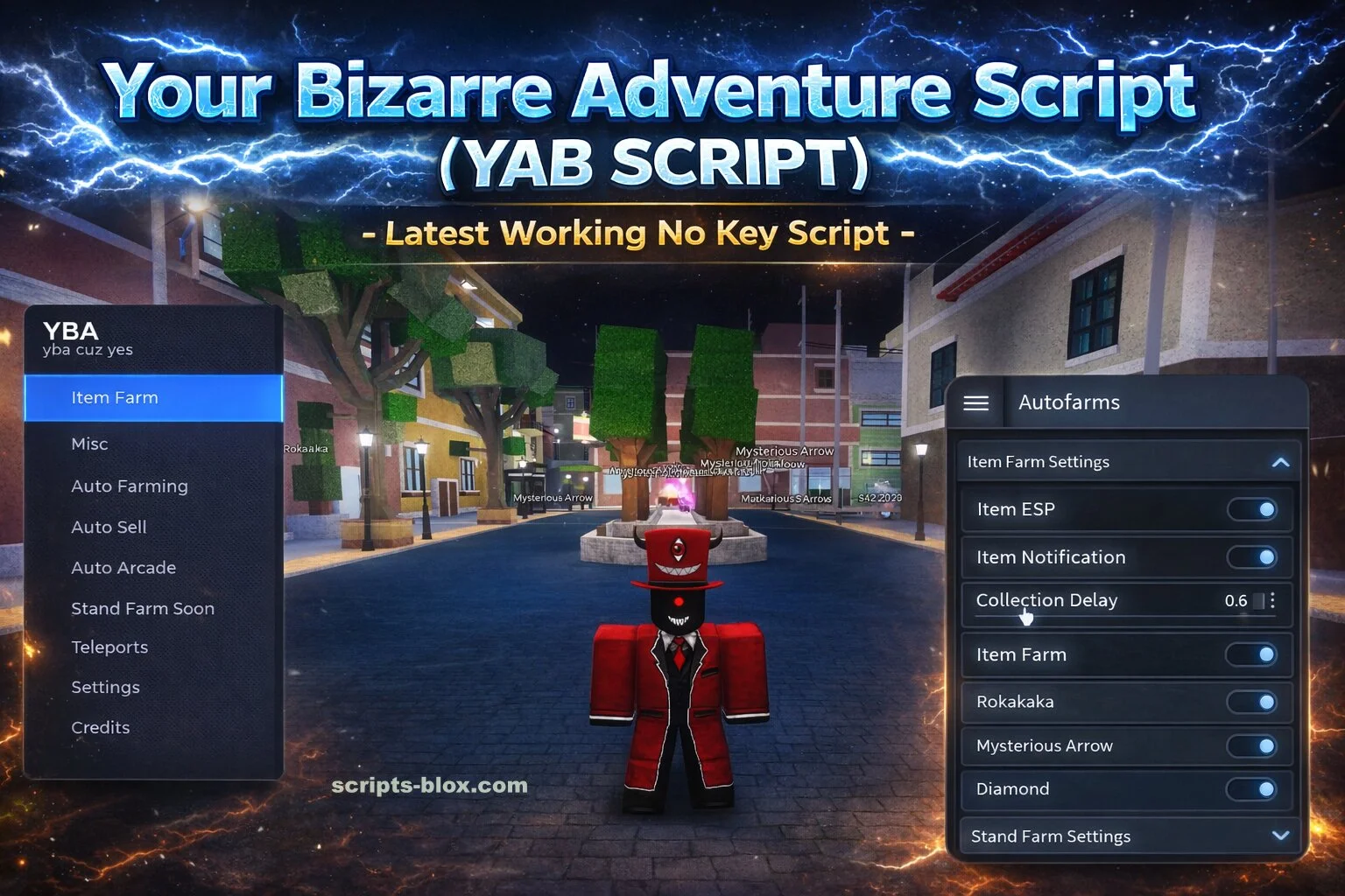 YBA Script - Your Bizarre Adventure Script [NO Key] » Roblox Scripts ...
