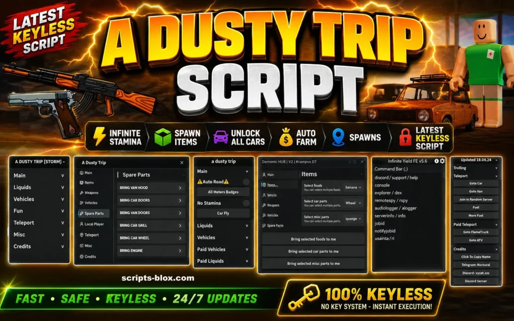 A Dusty Trip Script