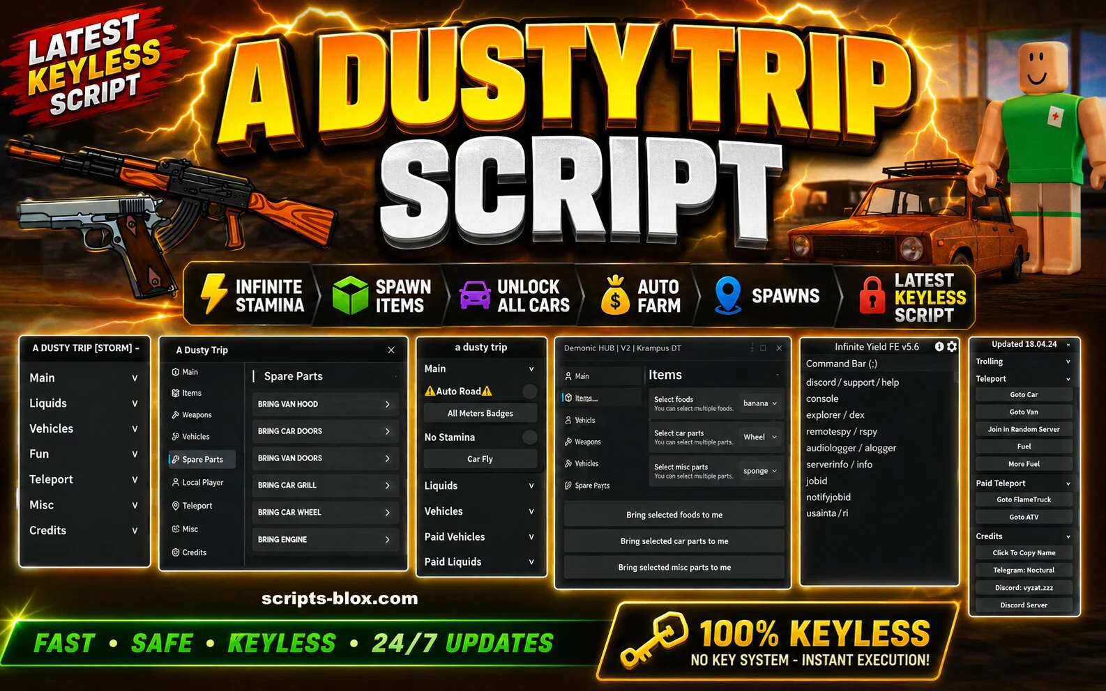 A Dusty Trip Script » Roblox [Keyless Script] » Roblox Scripts Hub ...