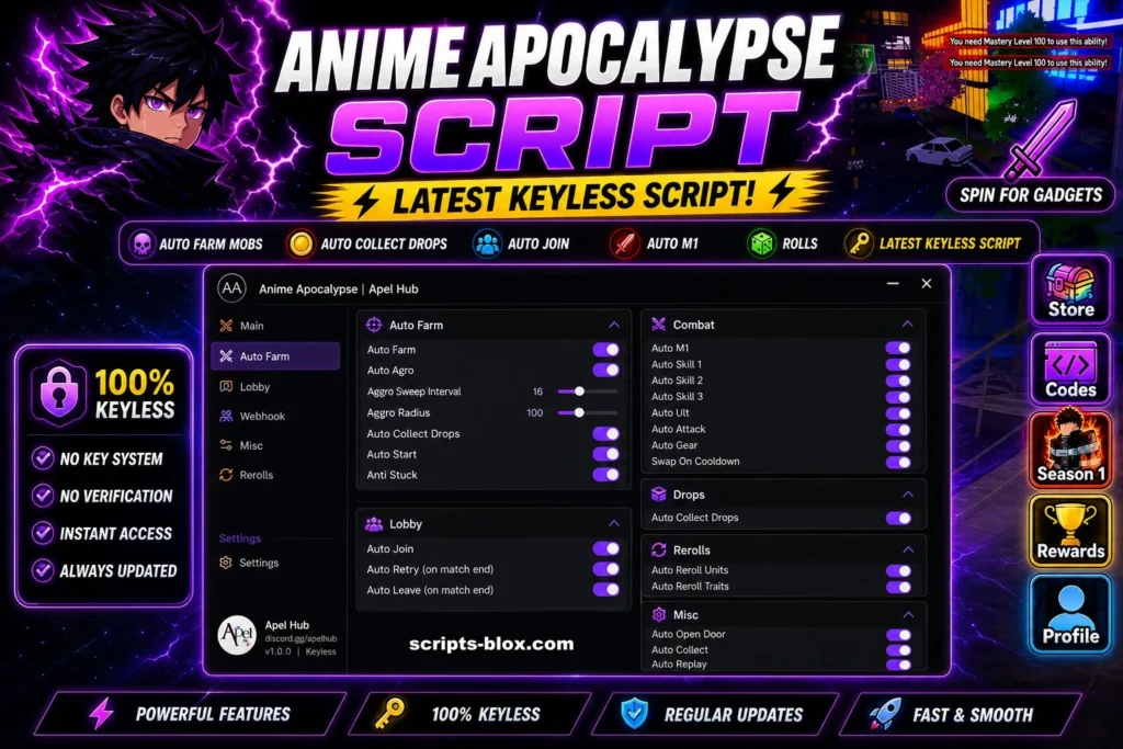 Anime Apocalypse Script