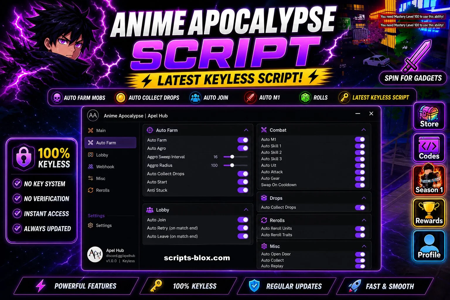 Anime Apocalypse Script » Roblox [No Key Script]