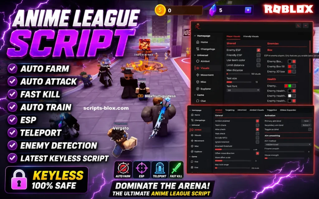 Anime League Script