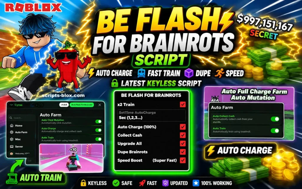 Be Flash For Brainrots Script