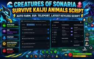 Creatures of Sonaria Survive Kaiju Animals Script