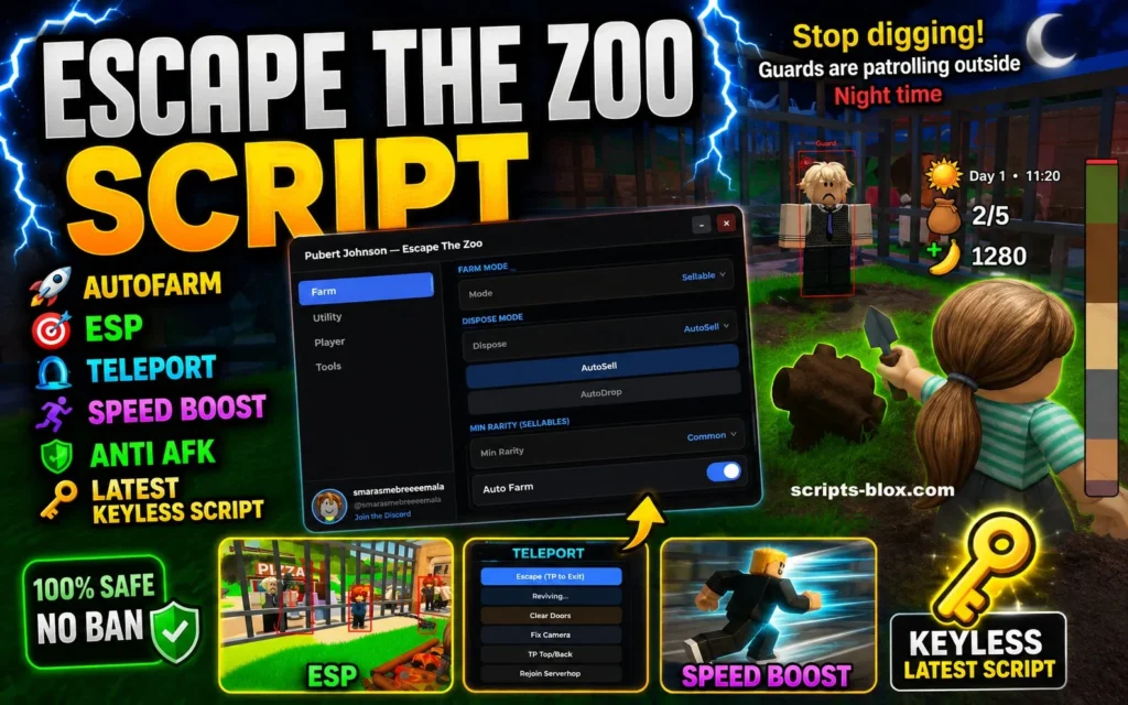 Escape The ZOO Script