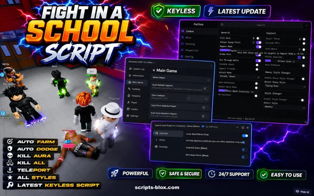 Fight in a School Script
