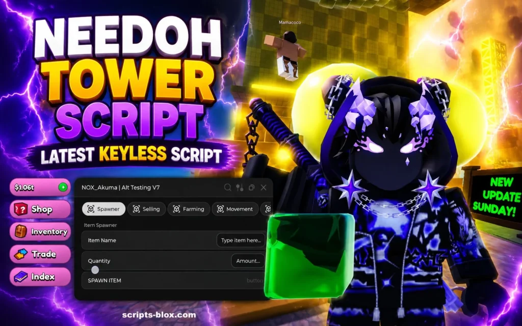 Needoh Tower Script