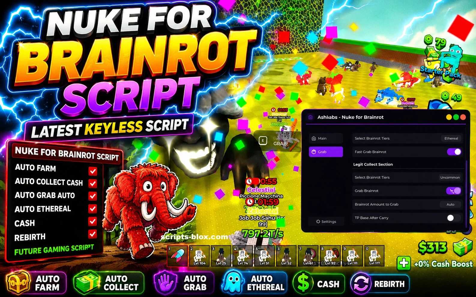 Nuke for Brainrot Script » Roblox [No Key Script]
