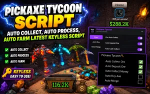 Pickaxe Tycoon Script
