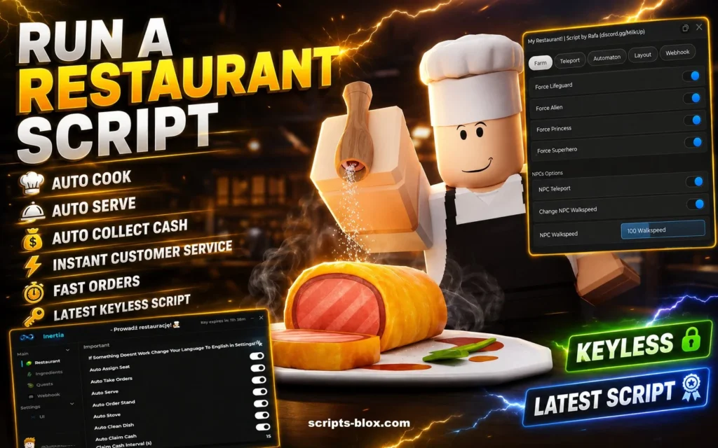 Run a Restaurant Script Roblox