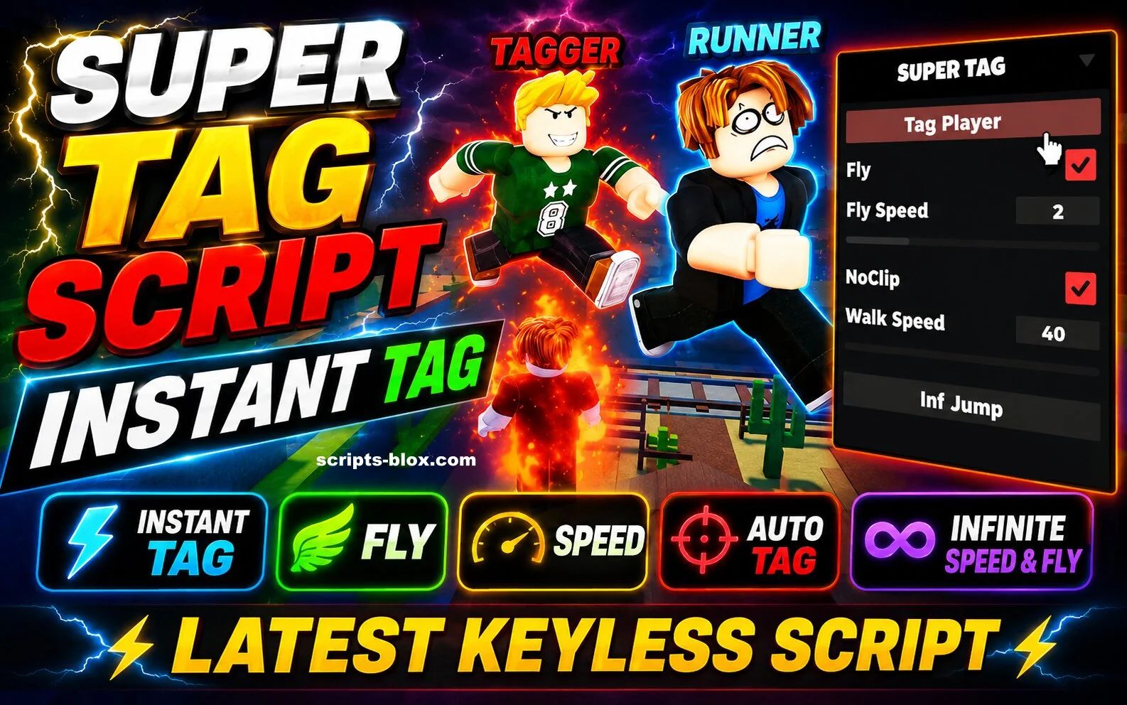 Super Tag Script » Roblox [No Key Script]