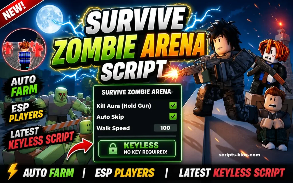 Survive Zombie Arena Script