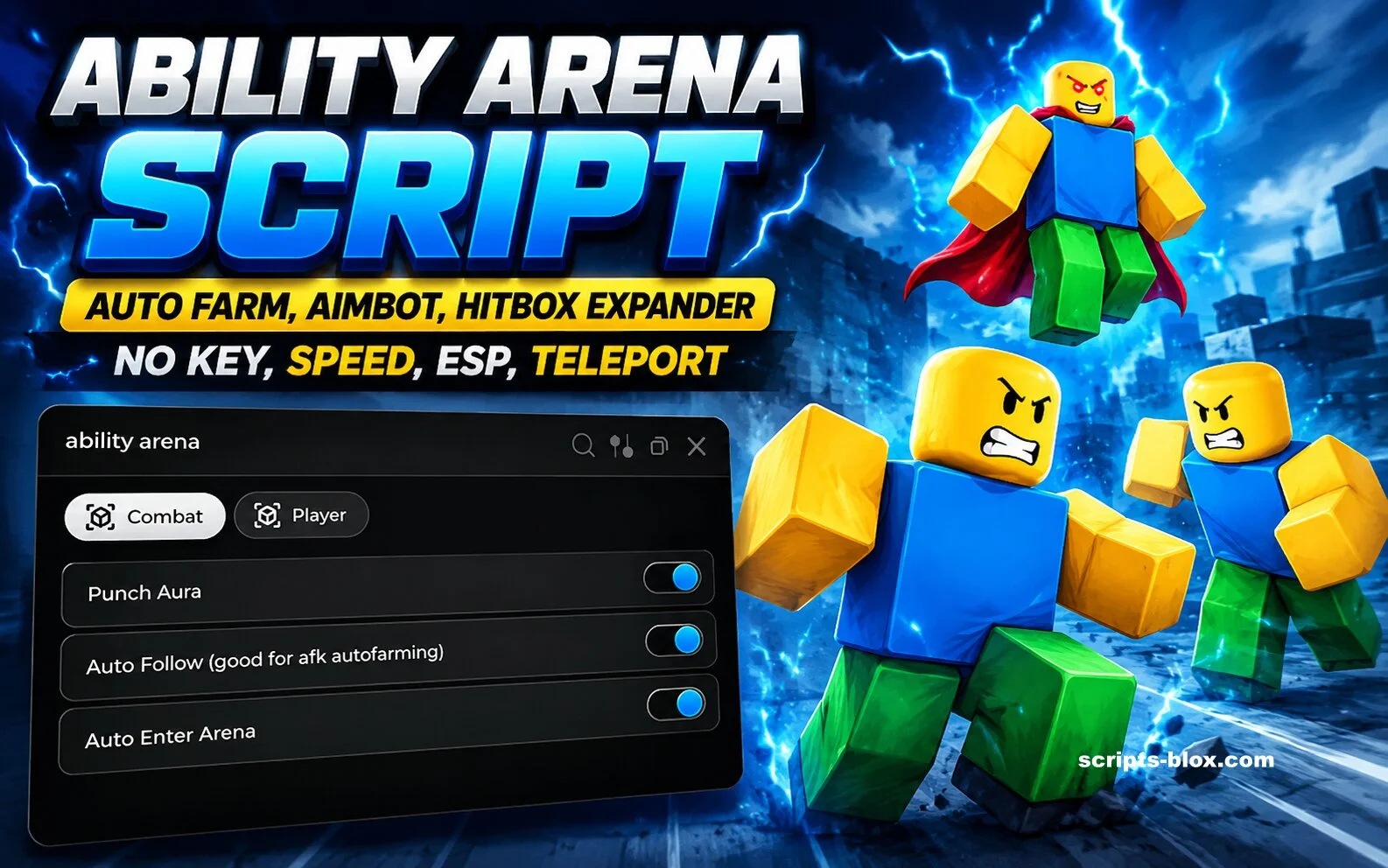 Ability Arena Script » Roblox [No Key Script]