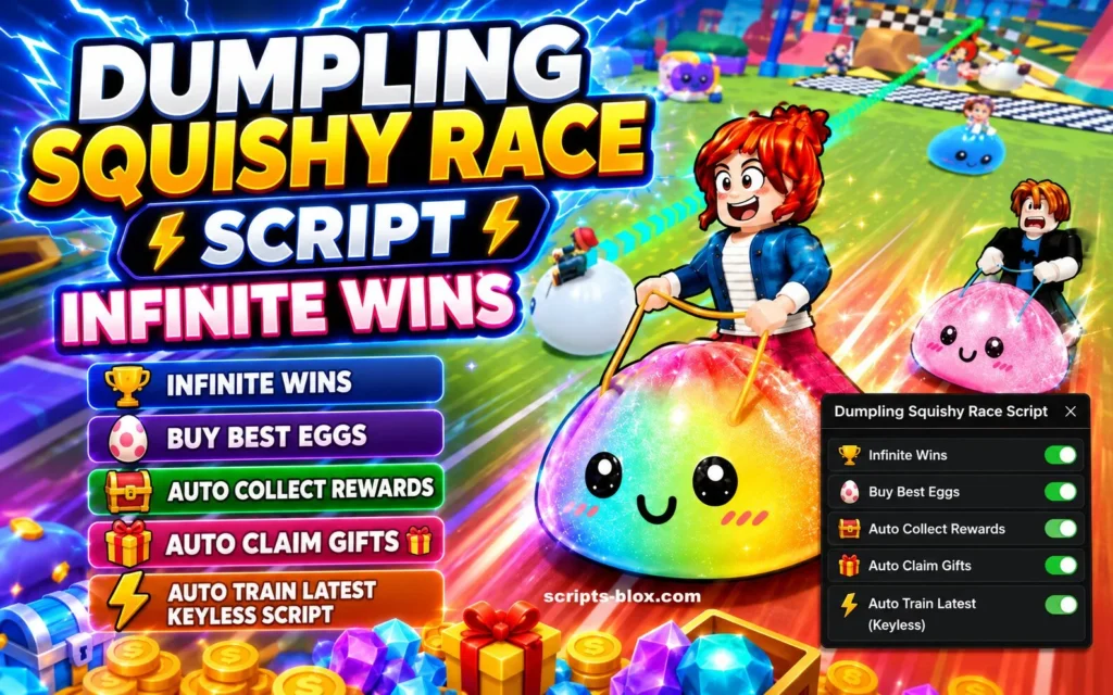 Dumpling Squishy Race Script