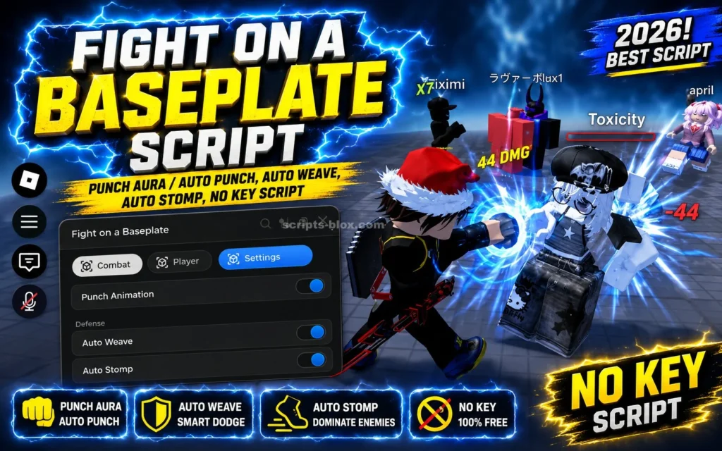 fight on a baseplate Script