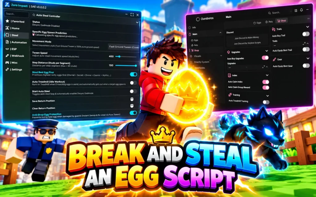 Break and Steal an Egg Script